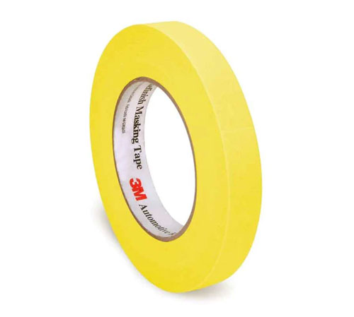 3M Automotive Masking Tape - 3/4 yellow - The Paint Warehouse Inc.